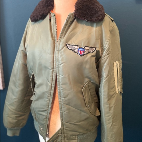 Vintage Spiewak Golden Fleece Bomber Aviator Jacket - Picture 2 of 7